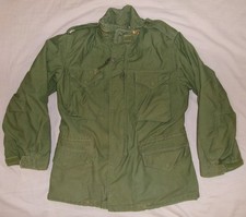 VTG 70S US ARMY M65 FIELD JACKET COAT MED REG COLD WEATHER 1978 ALPHA INDUSTRIES