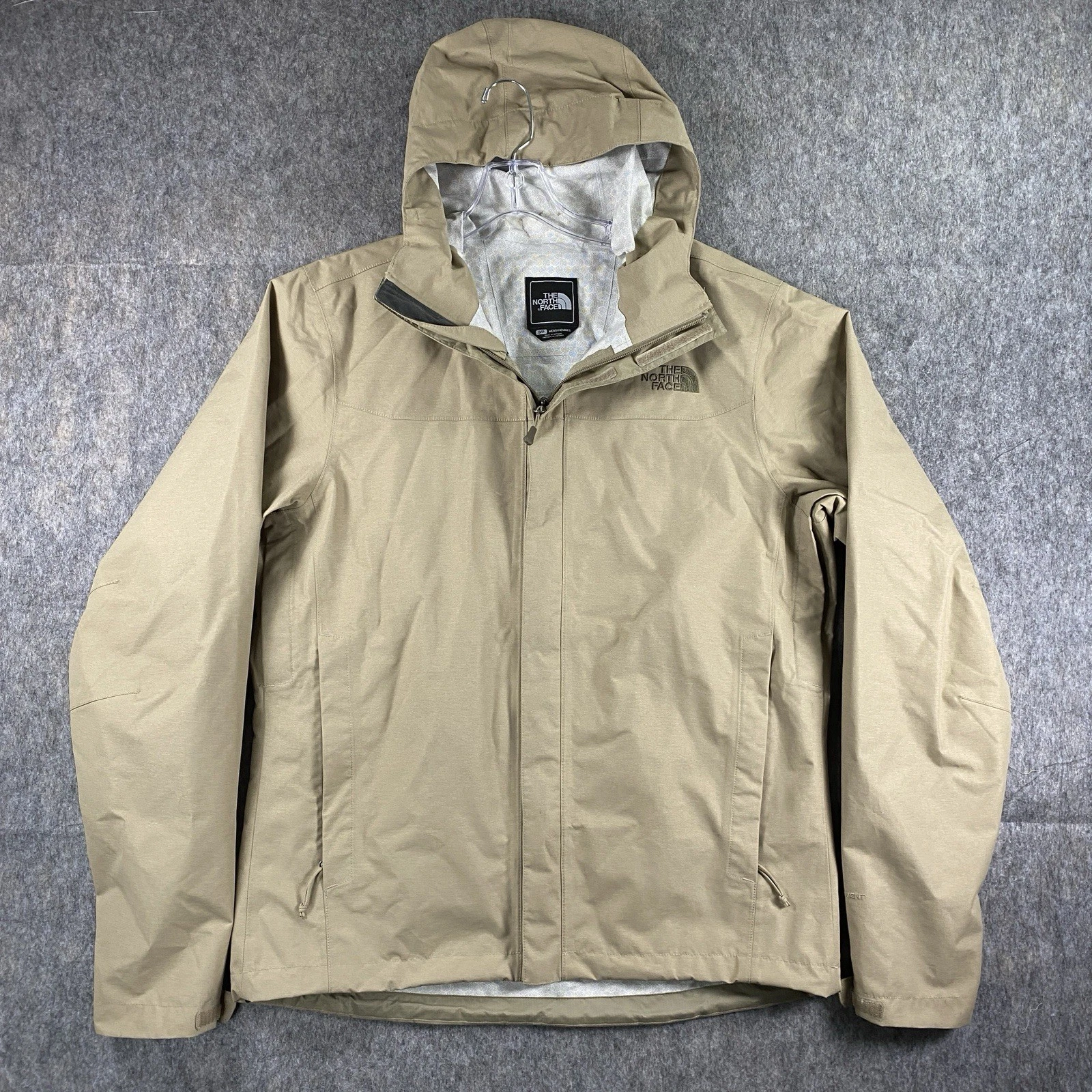 The North Face Dryvent Venture 2 Jacket Mens Small Tan Rain Snow Gorpcore 00A8AR
