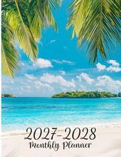 2027 2028 Monthly Planner: Large Size Two Year Calendar January 2027 through De