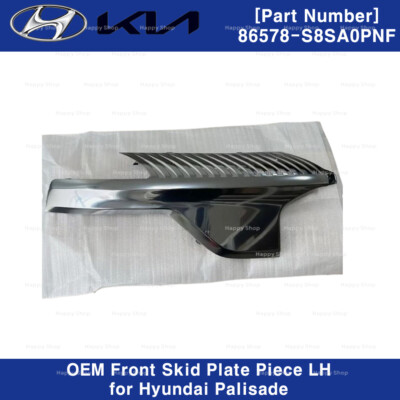 86578S8SA0PNF Genuine OEM Front Skid Plate LH Left for Hyundai