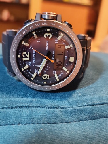 Reloj para hombre Casio PRO TREK PRG600-1 Safari triple sensor versión 3 STN LCD 100 m envío directo - Imagen 4 de 21