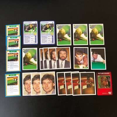 1987 A Question of Sport Snooker Lot Stephen Hendry Steve Davis Jimmy White ++