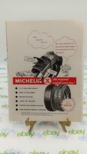 1964 Michelin X Radial Tire Color Vintage Print Ad Bibendum Man Tires 60s