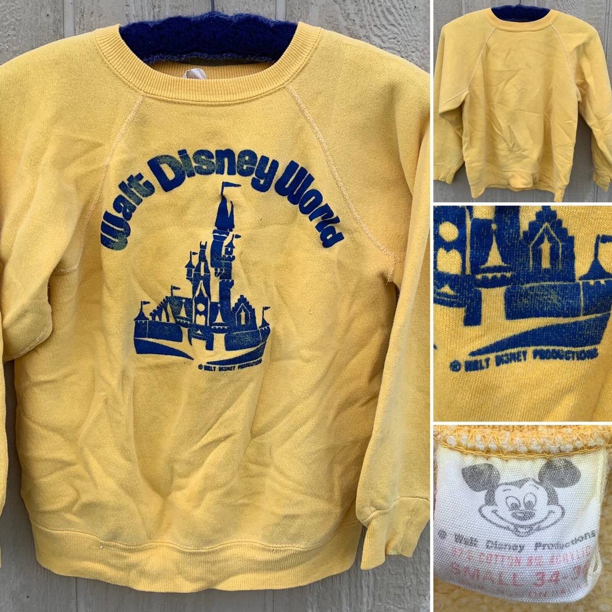 vintage Walt Disney World Walt Disney Productions raglan