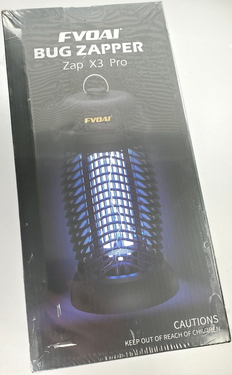 FVOAI Bug Zapper ELECTRONIC BUG LAMP ZAP X 3 PRO Hanging Bug Zap