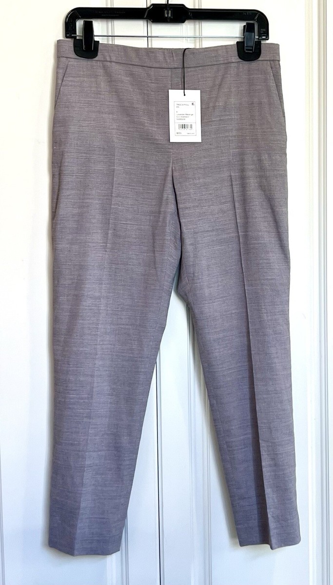 NWT Theory sz 6 lavender melange Treeca pull-on eco sharkskin