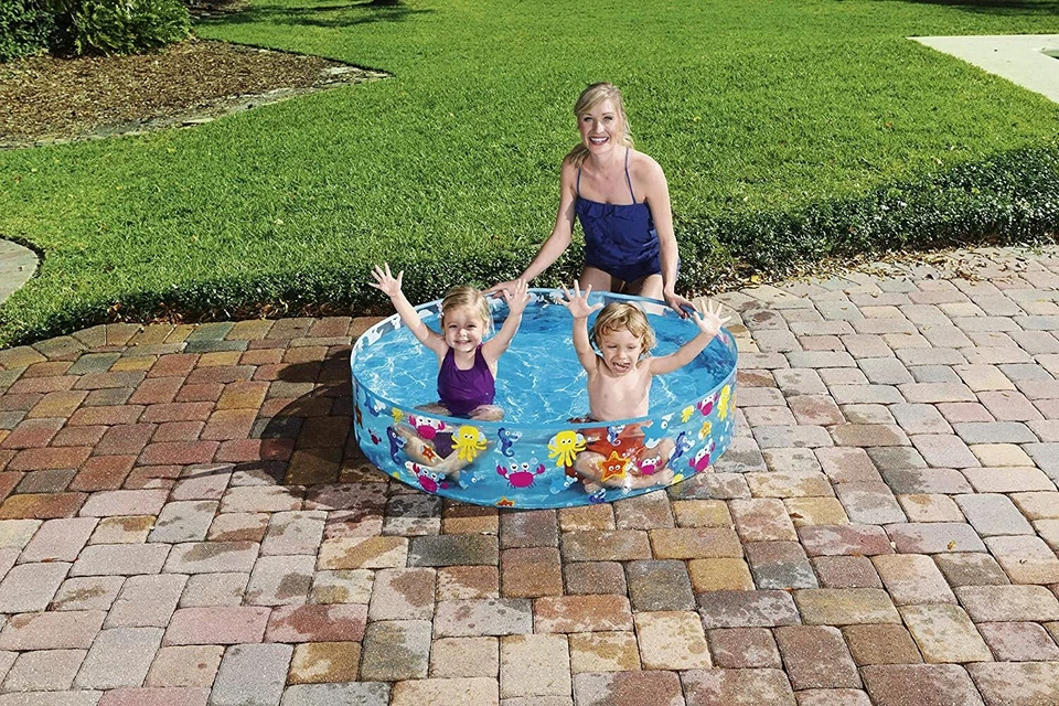 Bestway Childrens Kids Paddling Pool Rigid Swimming Garden Play Fill N Fun Pool