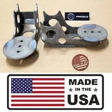 [SR] Rear Super Low Air Bag Lower Brackets Mount Behind Axle Weld On Suspension