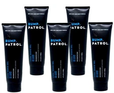 Bump Patrol Cool Shave Gel with Menthol for Sensitive Skin (4 oz) - 5 Pack