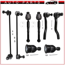 8pcs For 2013 - 2017 Honda Accord Front Sway Bars Tie Rod Ends Ball Joints