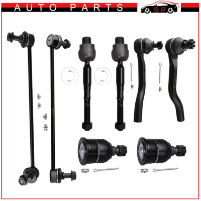 #ad #ad 8pcs For 2013 2017 Honda Accord Front Sway Bars Tie Rod Ends Ball Joints $53.38