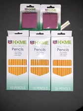School Set Rite Aid Home Yellow Barrel No. 2 Pencils - 40 Count + 4 Pink Erasers