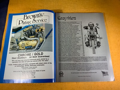 T8-66 EASYRIDERS MOTORCYCLE MAGAZINE - JANUARY 1985 - DAVID T8-66 EASYRIDERS MOTORCYCLE MAGAZINE - JANUARY 1985 - DAVID
