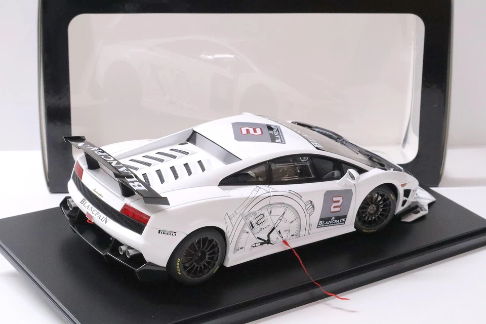 1:18 AUTOart Lamborghini Gallardo LP560-4 Eccellente Trofeo White/Blancpain #2 - Immagine 3 di 4
