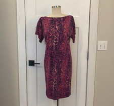 Tory Burch 2010 Pink Snake Print Dress Size S