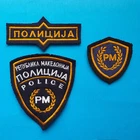 Macedonia Macedonian Police Sewing Sleeve Patch, Tab and Hat / Cap Badge Patch