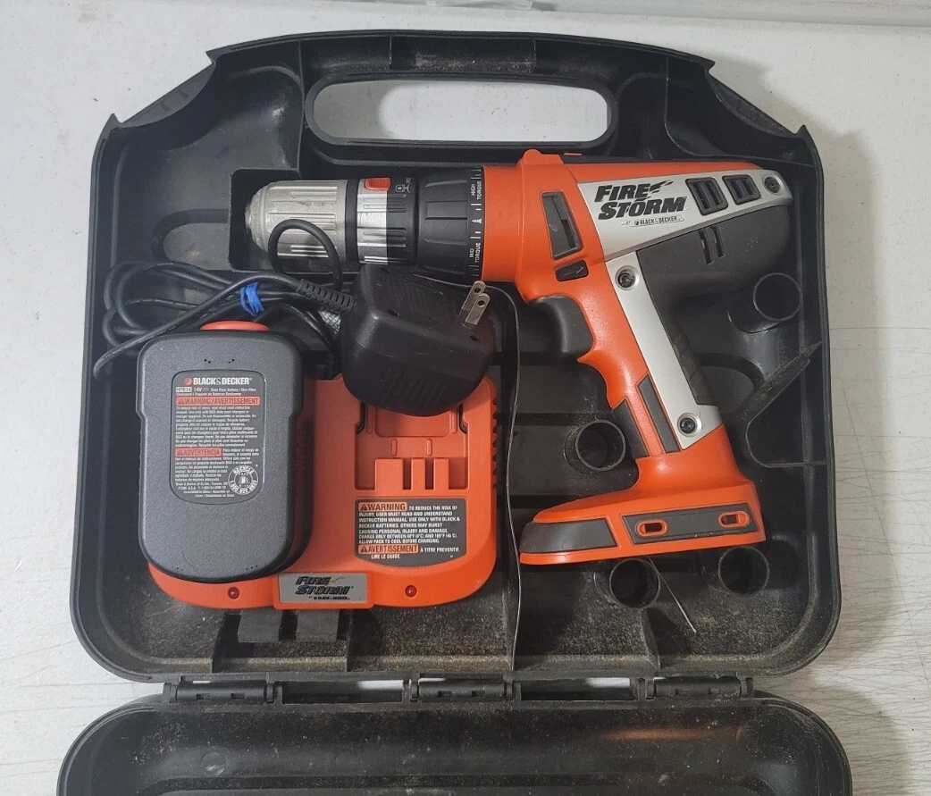 Black and Decker Fire Storm Cordless Drill - tools - by owner - sale -  craigslist