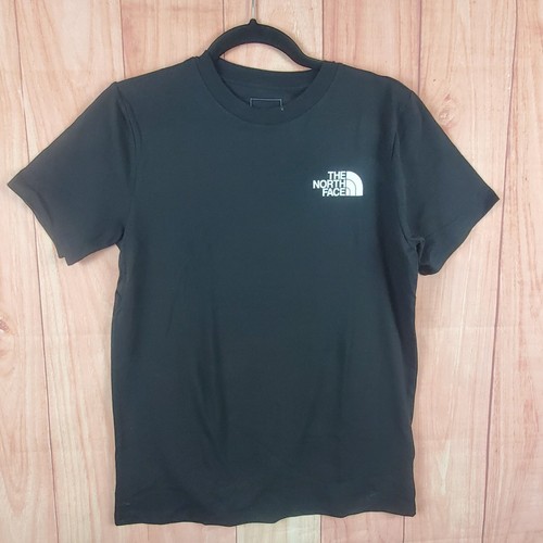 The North Face Box NSE Womens T-Shirt Small Black Cotton Short Sleeve Pullover