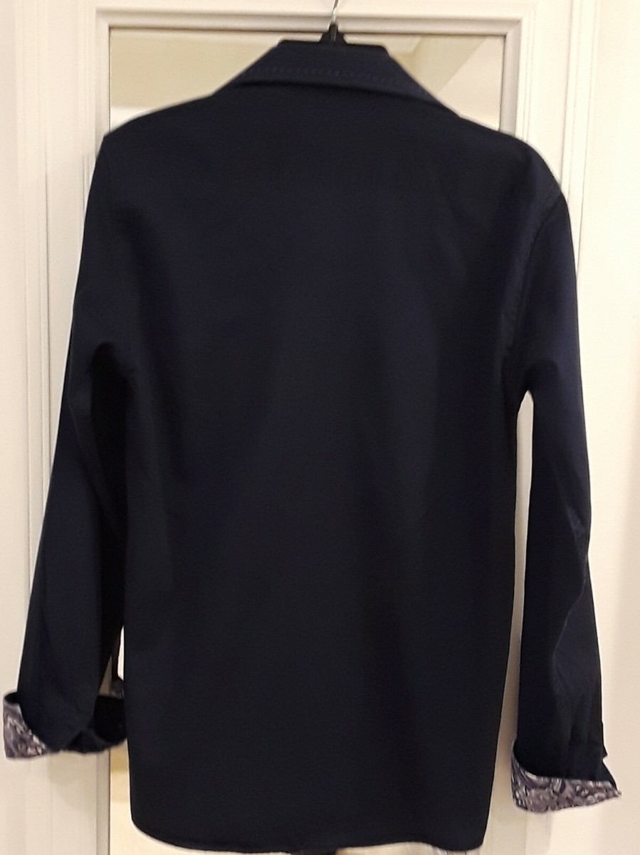 Chemise Bleu Marine Envy Couture Taille 12 - Occasion Très Bon état - Manches Longues
