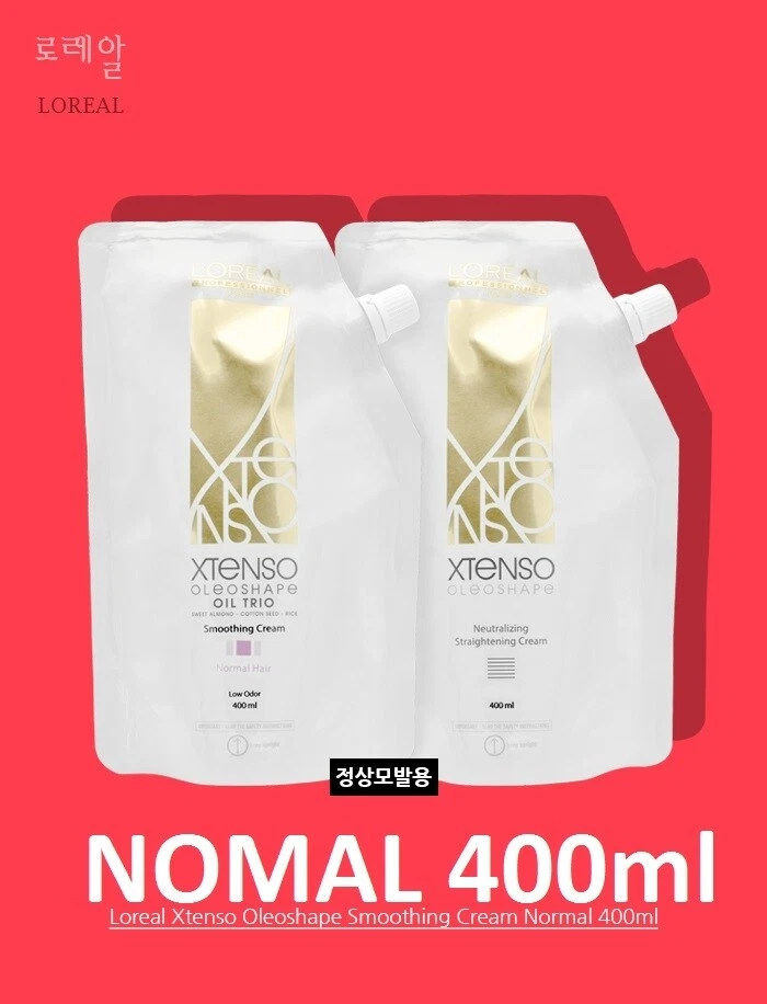 Crema suavizante L'OREAL X-tenso Oleoshape 400 ml cabello rebondante recto permanente Foto 2 de 4