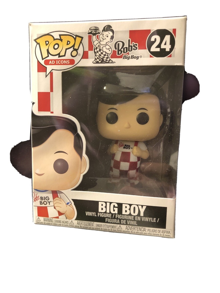 Funko Pop Error: Ad Icon Bob's Big Boy #24 (Missing Blue Stripes