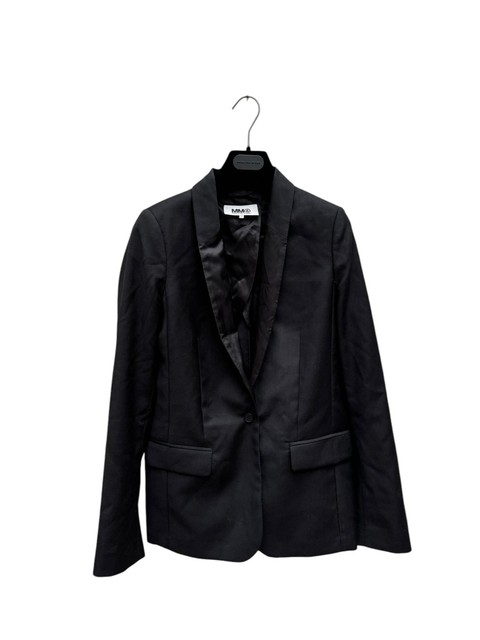 Maison Martin Margiela SS 2014 Black Wool Blazer Jacket Size IT 42 / M
