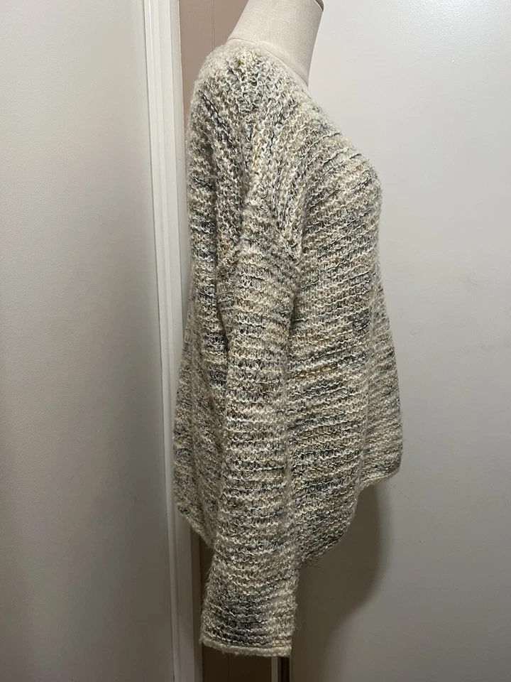 Suéter tejido jaspeado bordado Mystree para mujer talla L Foto 3 de 4