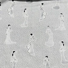 1 Yard Robert Kaufman City Chic Glamour Ladies Fashion Theme Cotton Fabric 16209