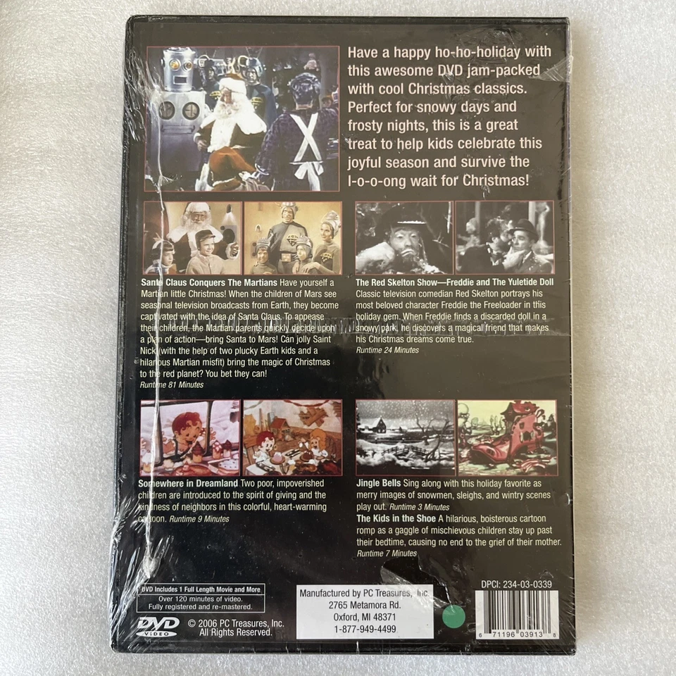 Santa Claus Conquers The Martians (DVD, PC Treasures, Slimcase) NEW SEALED - Image 2 of 2