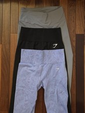 Gymshark Women's Leggings SET OF 3 Size Small