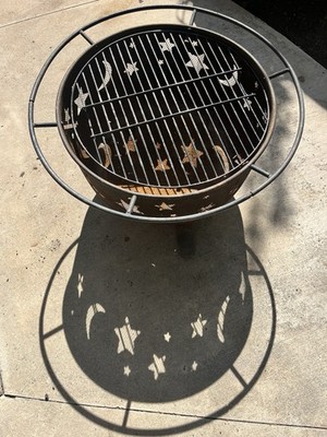 Moons and Stars Fire Pit 30. Kids & Fantasy Fans. Shape of Stars and Moons! New