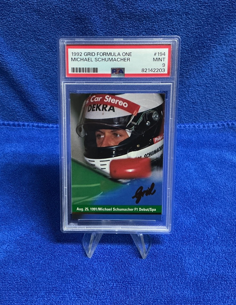 1992 GRID FORMULA ONE #194 MICHAEL SCHUMACHER -  PSA 9