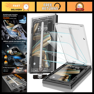 4 Pack HD Clear Screen Protectors for iPhone 17 Pro Max (6.9'') - Ultimate Protec