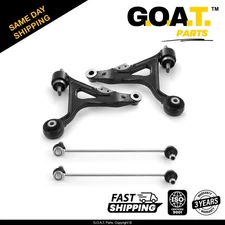 Front Lower Control Arm & Front Sway Bar Kit for 2007-2009 Volvo S60 V70 4 PCS