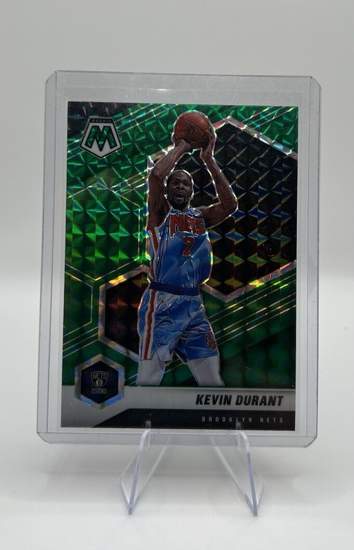 2020-21 Panini Mosaic - Kevin Durant #7 Green Mosaic Prizm