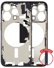 Mid-Frame Housing W/Power And Volume Button For iPhone 15 Pro(Used: Grade A)