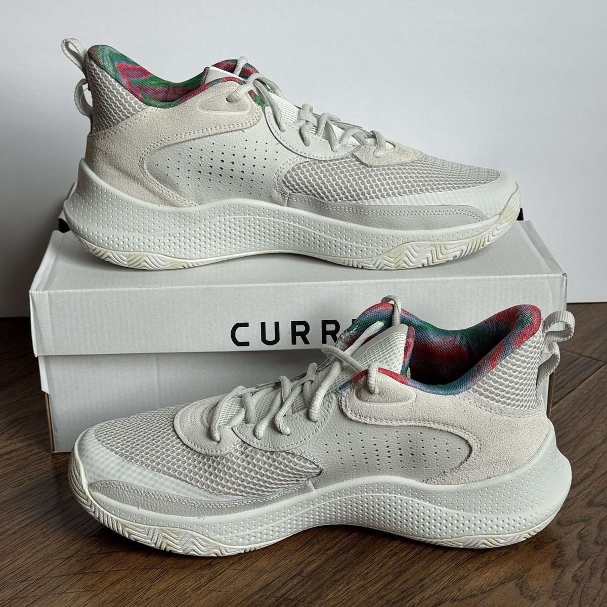 Under Armour Curry 3Z 24 Men's Basketball Shoes Size 11 White Clay