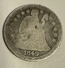 1849 O Seated Liberty Dime Good 300,000 Minted Nice Coin