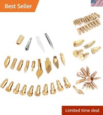 23Pcs Pyrography Wood Burning Tips, Wood Burning Tool Kits Carving Iron Tip f...