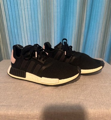 Adidas NMD_R1 Women s Size 8.5 Black Pink Boost Sneakers Shoes B37649