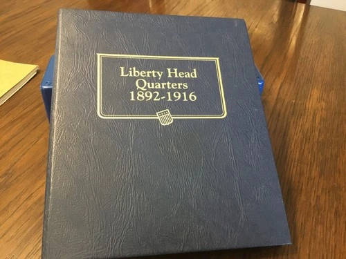 Barber Quarter Set Album with 20  Barber Quarters