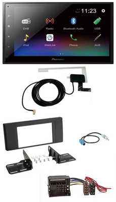 Pioneer DAB MP3 Bluetooth 2DIN USB Autoradio für Land Rover Range Rover Vogue L3 - Bild 1 von 4