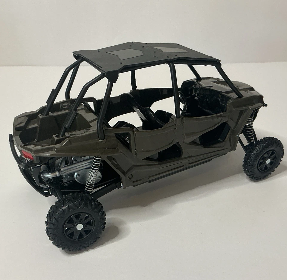 Polaris Razor RZR XP Turbo EPS 4-Seat UTV - New-Ray 1/18 Scale Model Toy - Green - Image 4 of 4