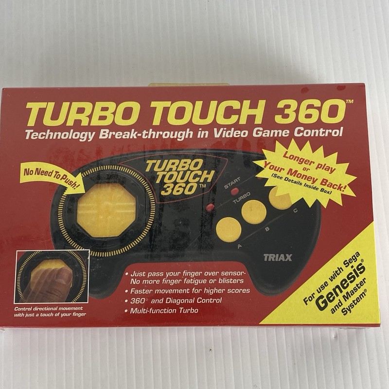 Turbo Touch 360 Controller Complete CIB (for Sega Genesis and Master System)!
