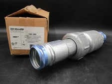 NEW KILLARK TAF-200 EMT EXPANSION COUPLING 2" FITTING  4" MOVEMENT FOR THINWALL