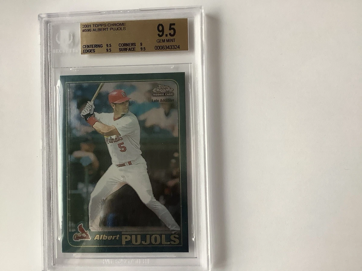 Topps Albert Pujols Grade 9.5 Baseball Sports Trading Cards