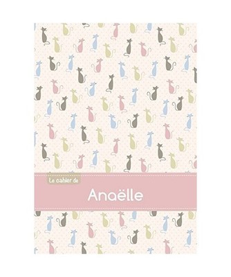 Le cahier de Anaëlle: Le cahier d'Anaëlle - Blanc, 96p, A5 - Chats, COLLECTIF