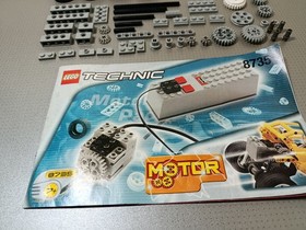 Lego Technic Supplemental Motor Set 8735 Motor Set 9 V