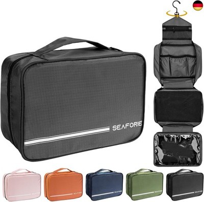 Seaforie Groß Kulturtasche, Kulturbeutel zum Aufhängen Kulturbeutel für Damen un
