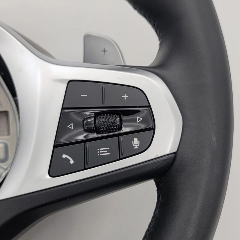 2022 - 2024 BMW 230i M240I G42 OEM M-SPORT LEATHER HEATED STEERING WHEEL BLACK - Image 4 of 4